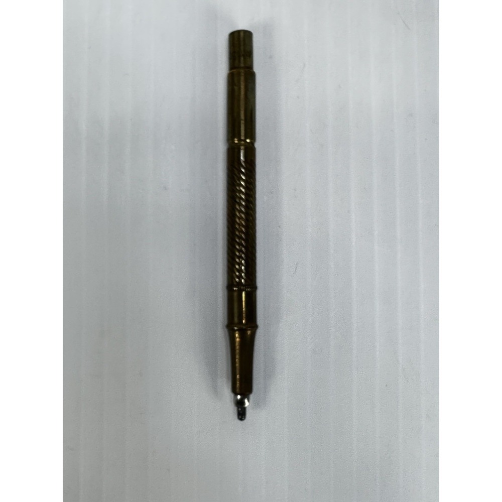 ANTIQUE BRASS PROPELLING MECHANICAL PENCIL WORKING CONDITION